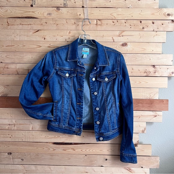 Old Navy Other - Old Navy Med Wash Denim Jean Jacket kids size XL (14)